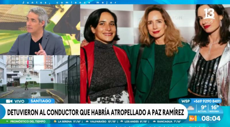 Muerte de Paz Ramírez; detienen a conductor que la habría atropellado.
