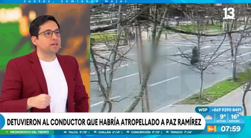 Muerte de Paz Ramírez; detienen a conductor que la habría atropellado.
