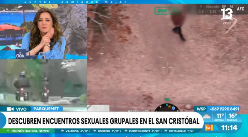 Descubren encuentros sexuales grupales en Parquemet.