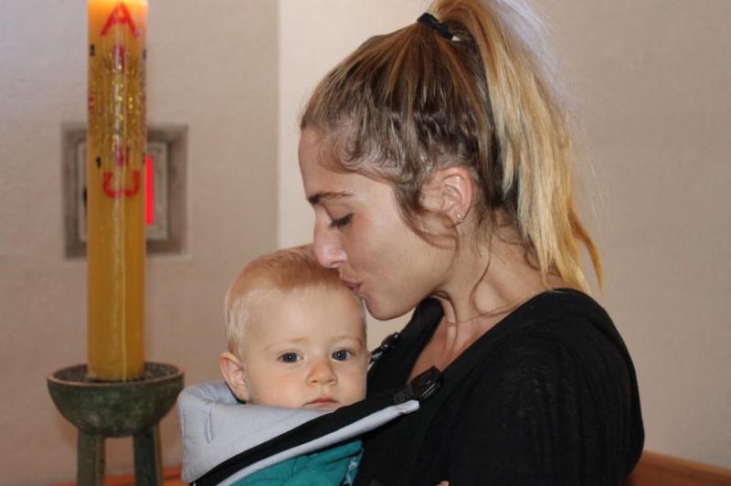 Mane Swett junto a su hijo | Crédito: Instagram Mane Swett