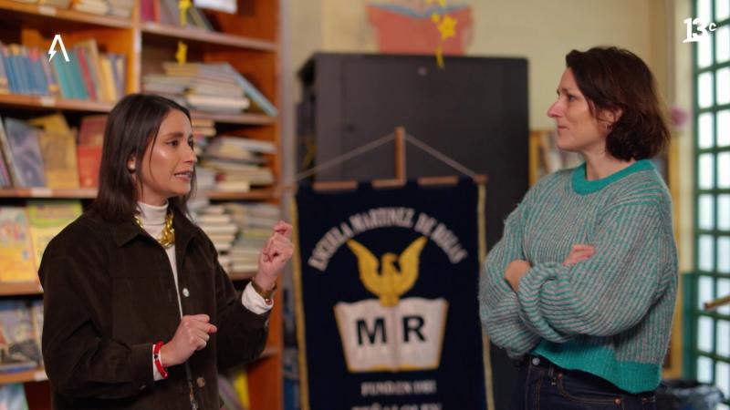 Chantal Aguilar y Rebeca Molina, directora ejecutiva de la Fundación Educacional Programa Presente / 13C