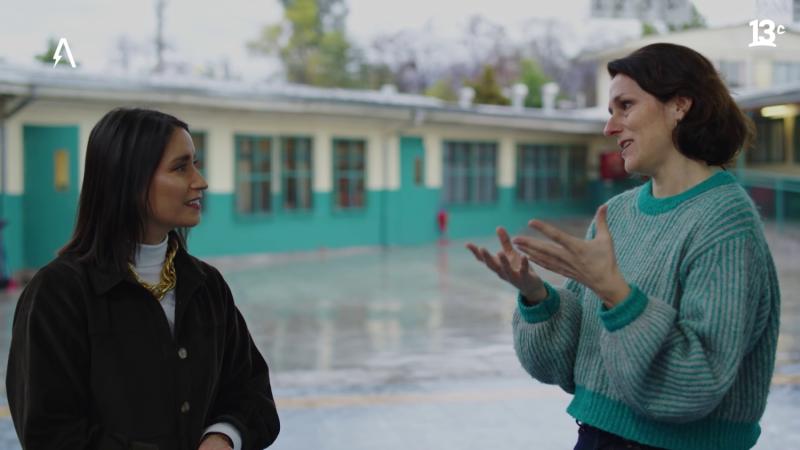 Chantal Aguilar y Rebeca Molina, directora ejecutiva de la Fundación Educacional Programa Presente / 13C