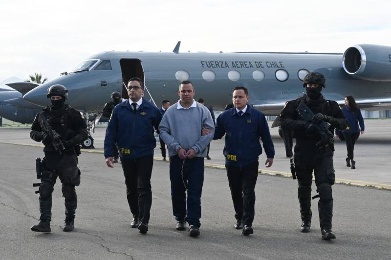 Llegan a Chile dos miembros importantes del Tren de Aragua.
