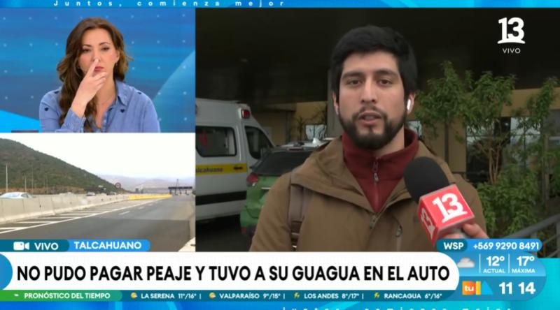 No lo dejaron pasar en peaje: padre de bebé que nació en auto conversó con Tu Día.