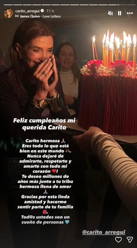 Cumpleaños de Caro Arregui | Crédito: Instagram Caro Arregui