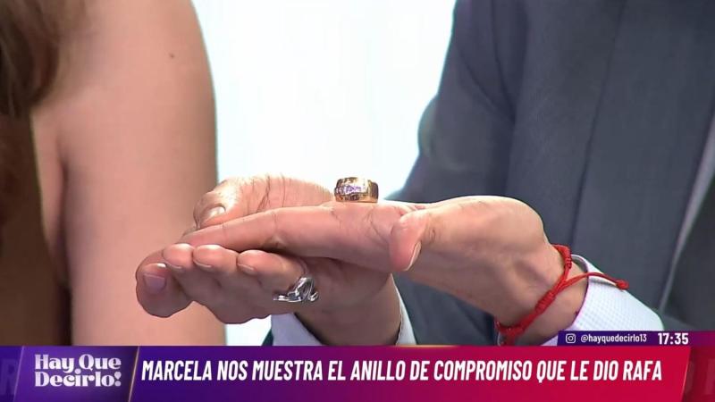 El anillo de Marcela Vacarezza
