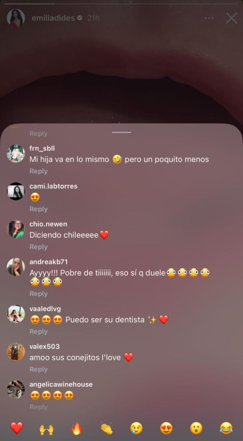 Reacciones a la publicación | Crédito: Emilia Dides