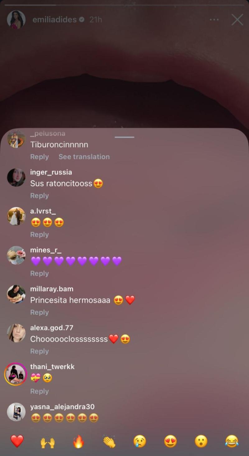 Reacciones a la publicación | Crédito: Emilia Dides
