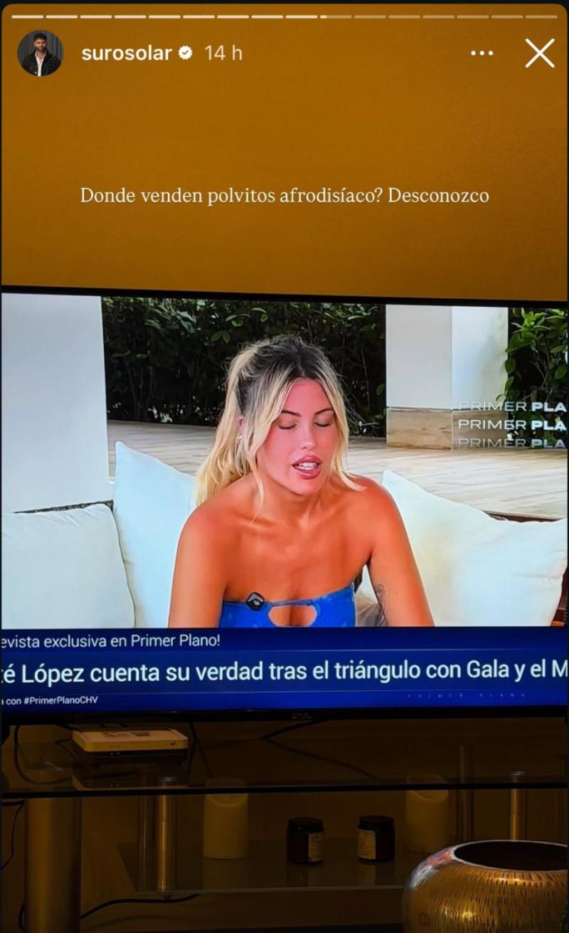 Instagam - Suro Solar arremete contra Coté López tras su entrevista