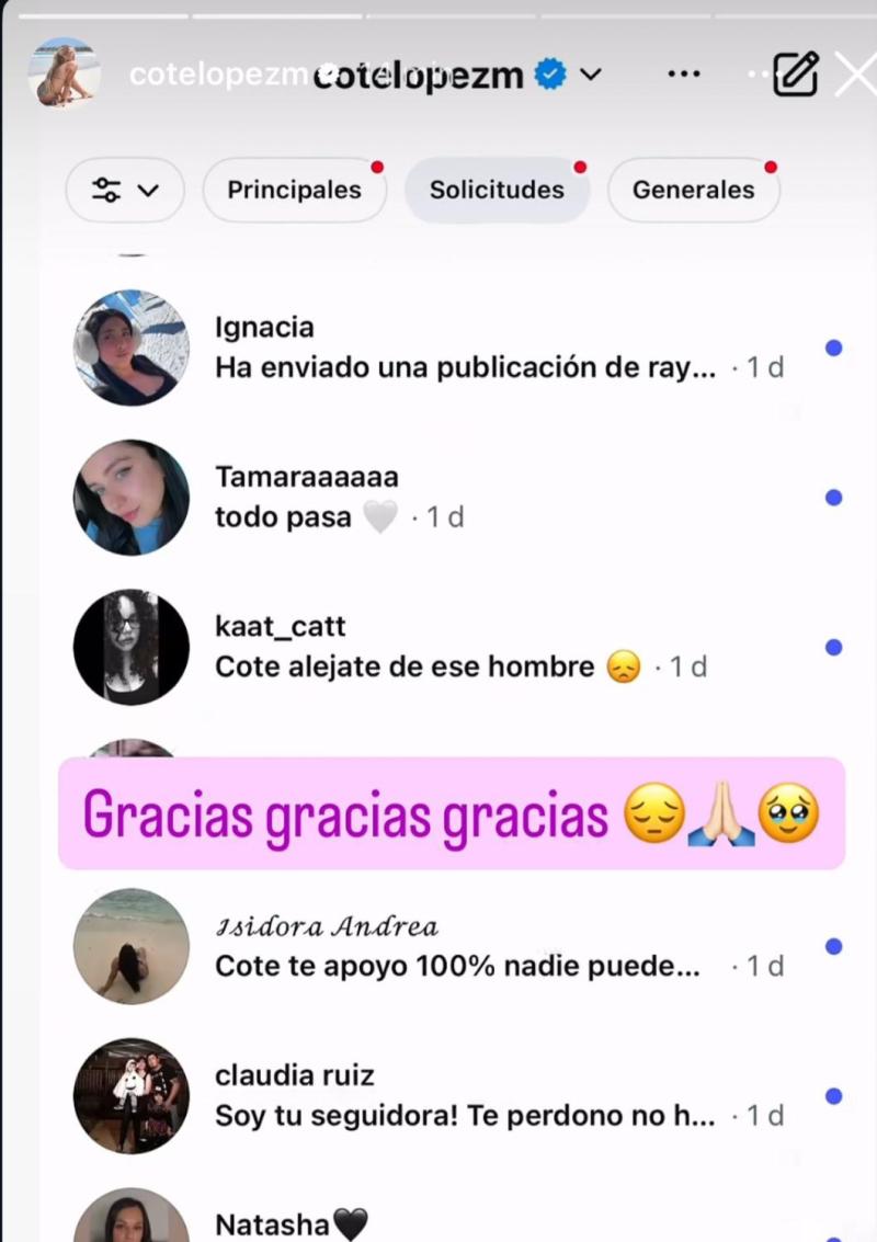 Coté López reaparece en redes y agradece inesperados mensajes de apoyo