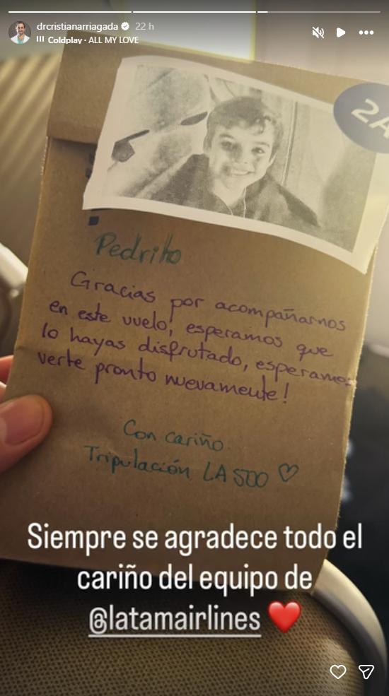 Cristián Arriagada muestra hito de su hijo con Javiera Suárez | Crédito: Instagram Cristián Arriagada