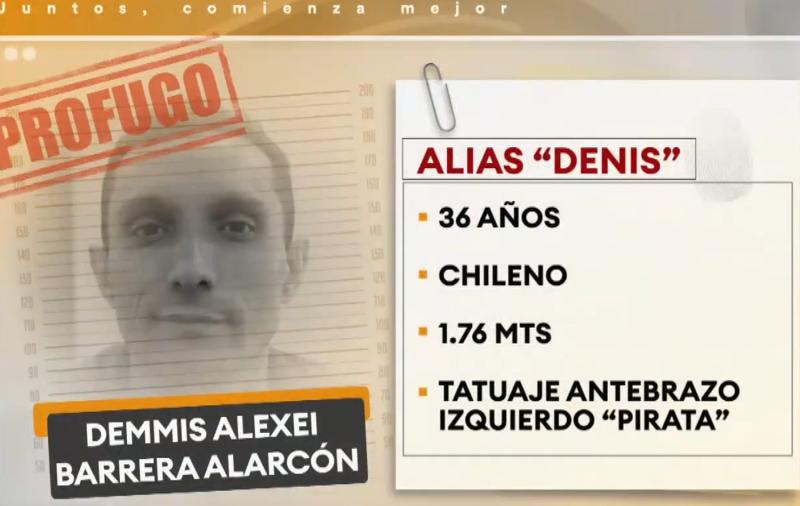 Uno de los prófugos por crimen de carabinero