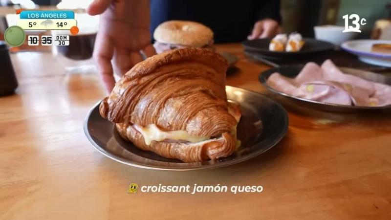 Croissant jamón queso / 13C