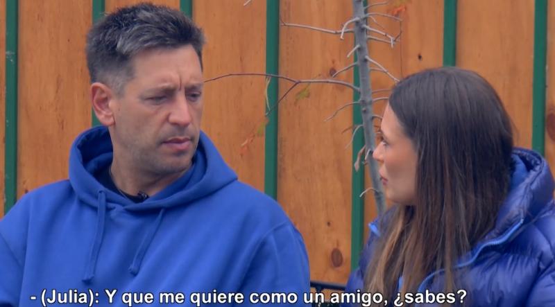 Julia Fernándes le cuenta Pastorino su problema con Mati / "Vecinos al límite"