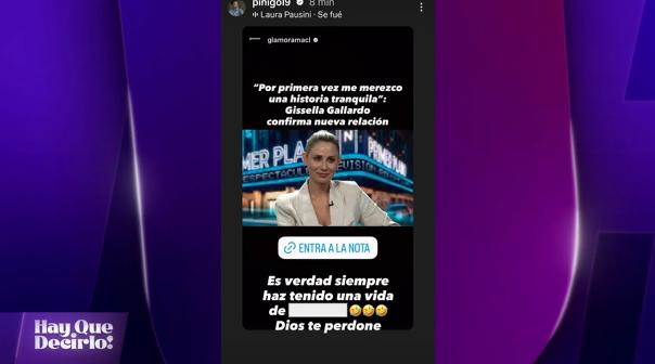 Pinilla arremete contra Gissella Gallardo en sus redes sociales.