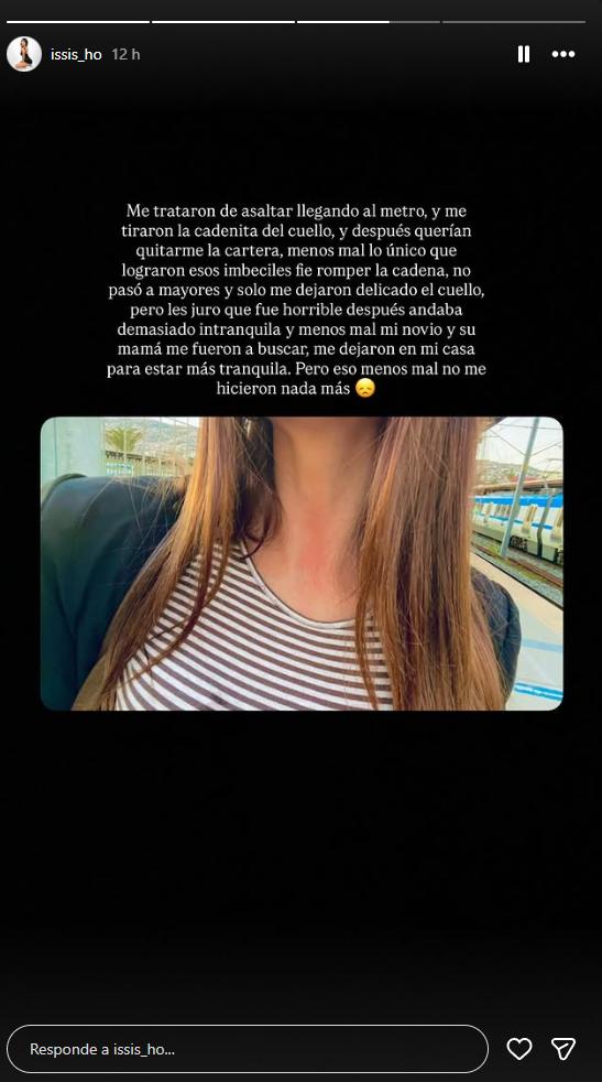 Hija de DJ Méndez sufre asalto | Crédito: Instagram Issis