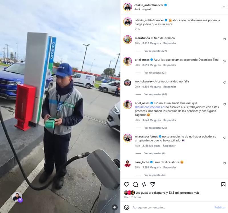 Otakin denuncia irregularidad en servicentro de Hualpén | Crédito: OTAKIN