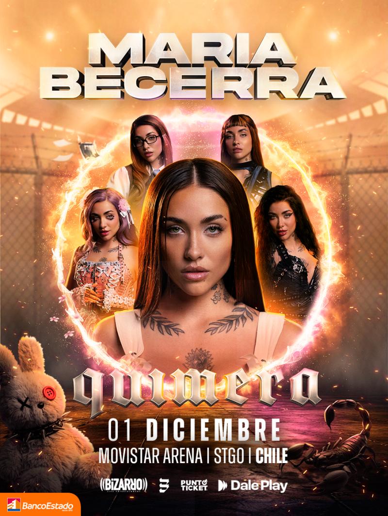 María Becerra vuelve a Chile | Crédito: Bizarro