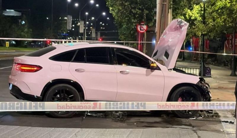 Así quedó el vehículo de Fran Maira tras accidente automovilístico | Captura