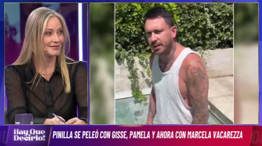 Marcela Vacarezza responde a Mauricio Pinilla.