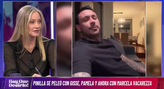 Marcela Vacarezza responde a Mauricio Pinilla.