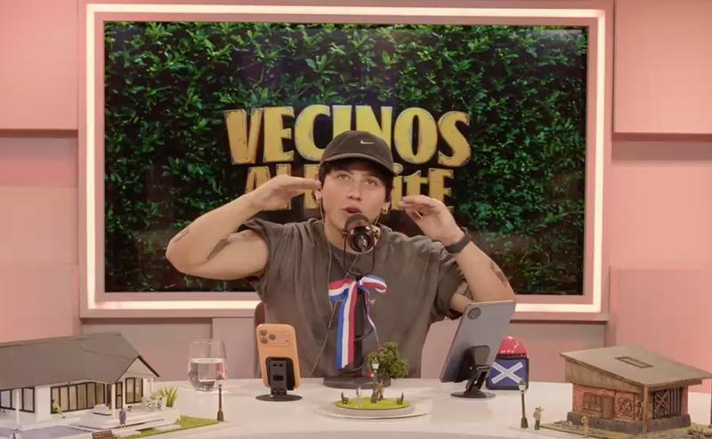 Julitroz en el react de "Vecinos al límite"