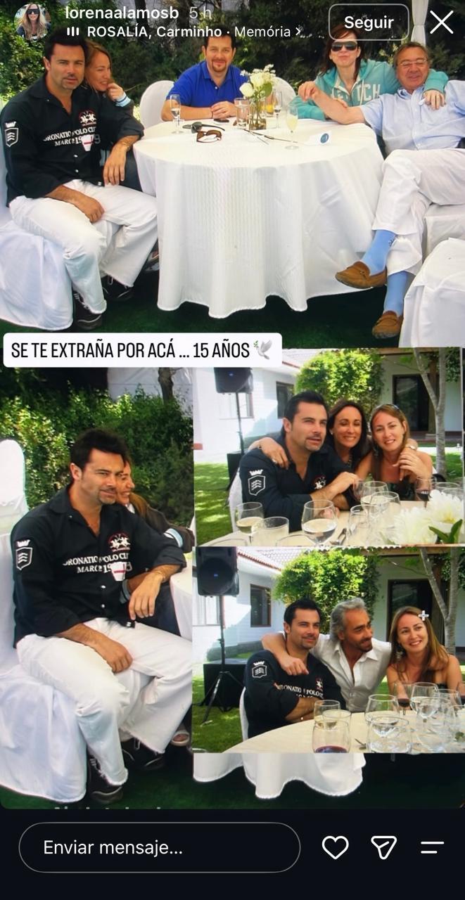 Felipe Camiroaga y Lorena Álamos - Instagram