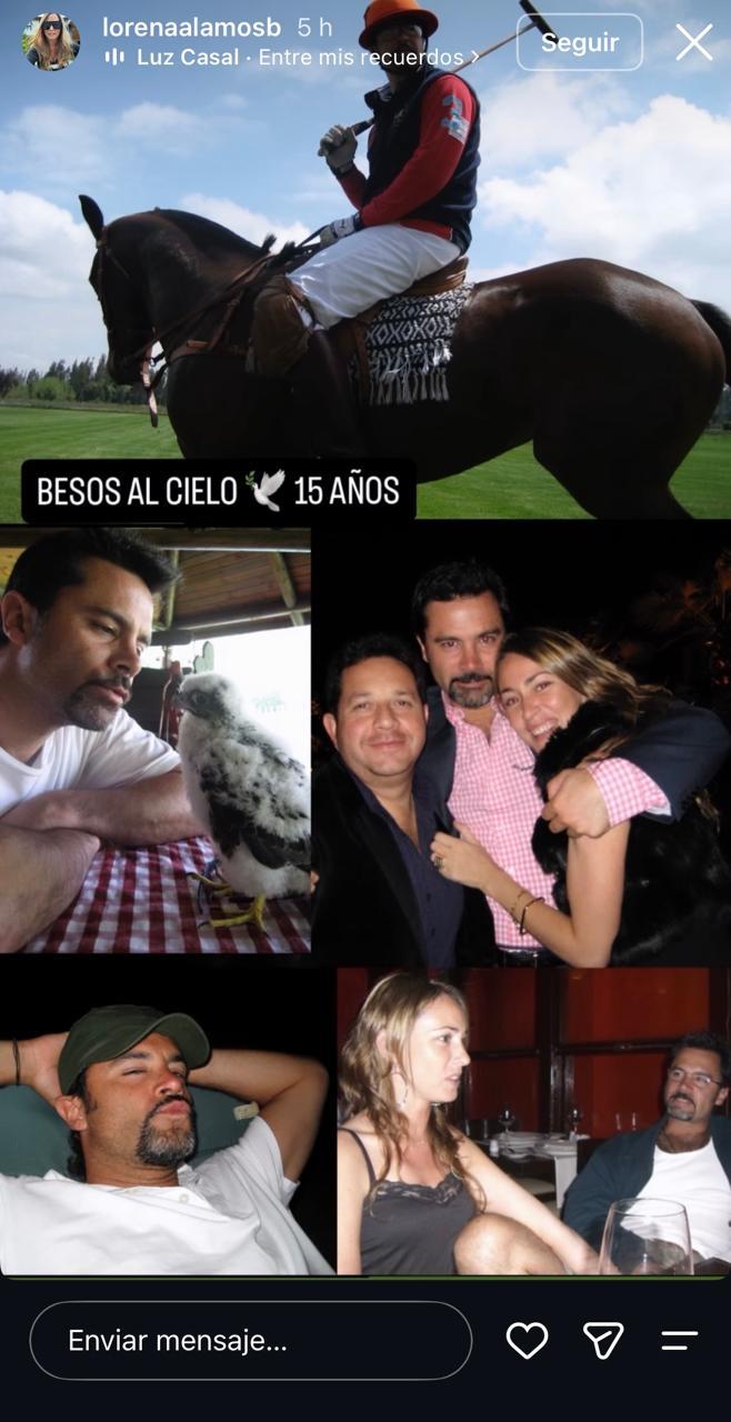 Felipe Camiroaga y Lorena Álamos - Instagram