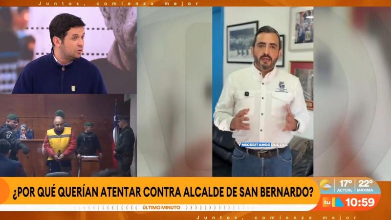 La noticia del presunto atentado contra el alcalde de San Bernardo en "Tu Día"
