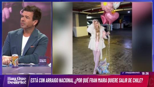 El motivo por el que Fran Maira quiere salir del país.