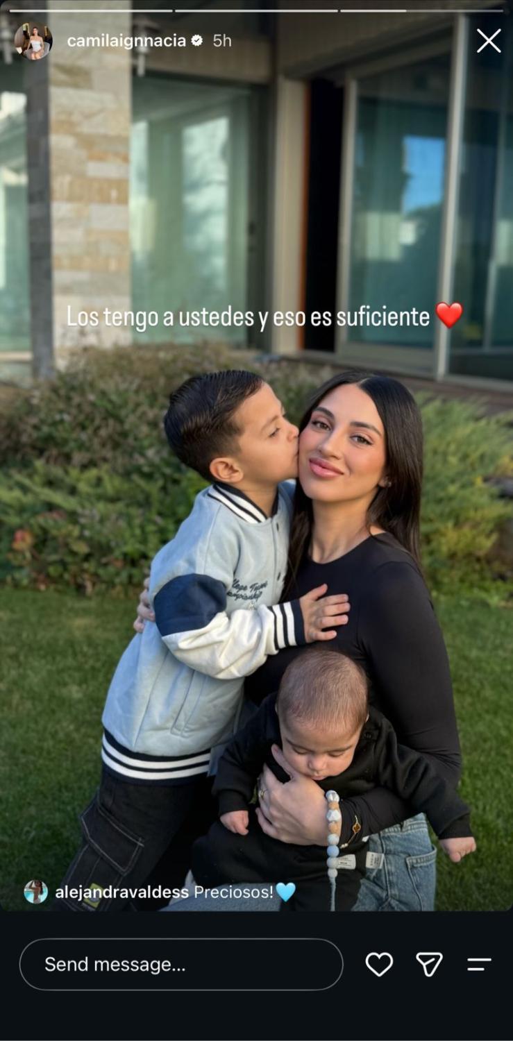 Reacción de Camila Sepúlveda | Crédito: Instagram Camila Sepúlveda