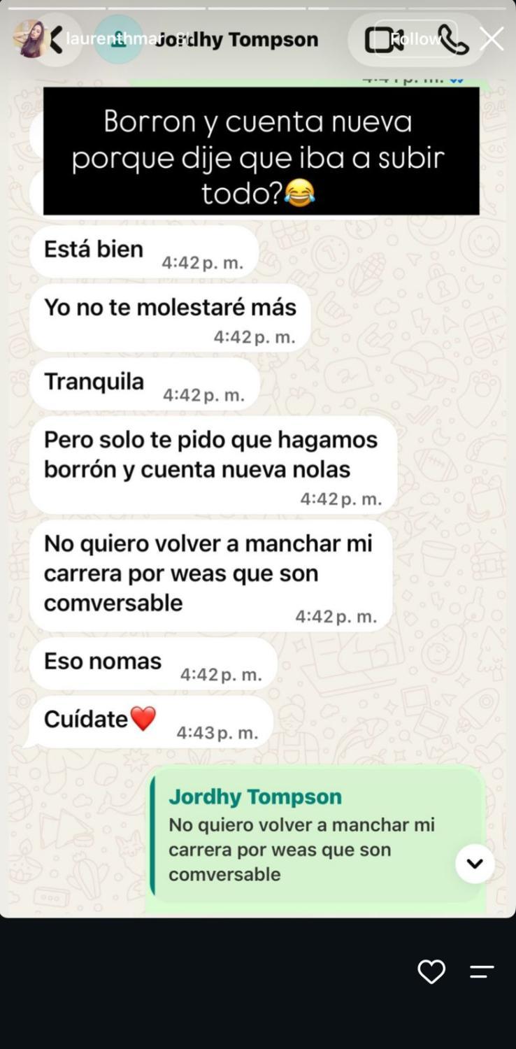Mujer expone infidelidad de Jordhy Thompson | Crédito: Instagram Marlen