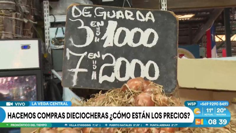 El precio de la cebolla en Fiestas Patrias