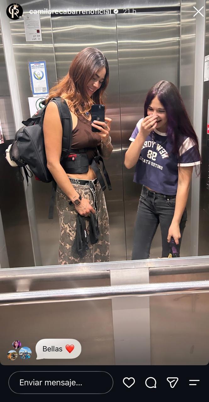Camila Recabarren y su hija - Instagram