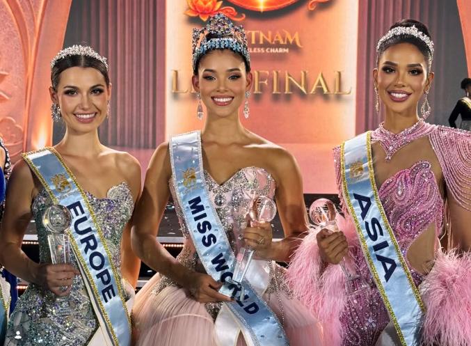 Joheirry Mola, la nueva Miss Mundo. Instagram @missworld