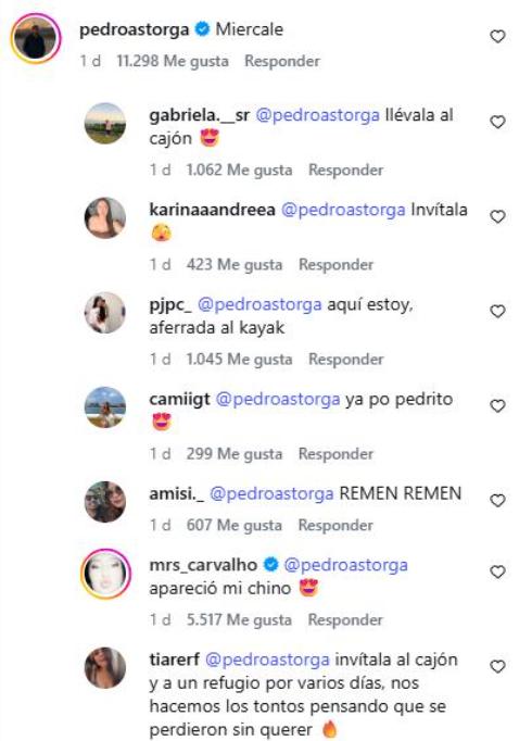 Comentario de Pedro Astorga.