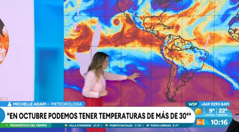 Michelle Adam vaticina altas temperaturas para el próximo verano.