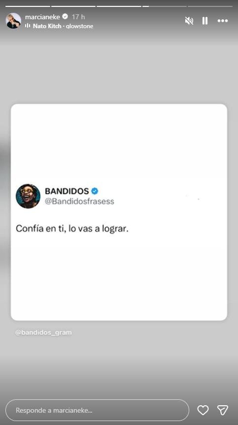 Anaís y Marcianeke comparten la misma publicación en sus redes sociales | Crédito: Instagram Marcianeke