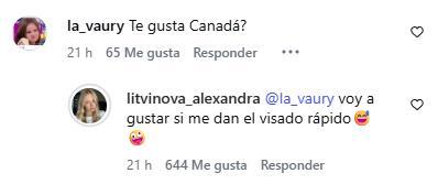 Alexandra Litvinova responde por qué aún sigue en Rusia tras llegada de Alexis a Canadá | Crédito: Instagram Alexandra Litvinova