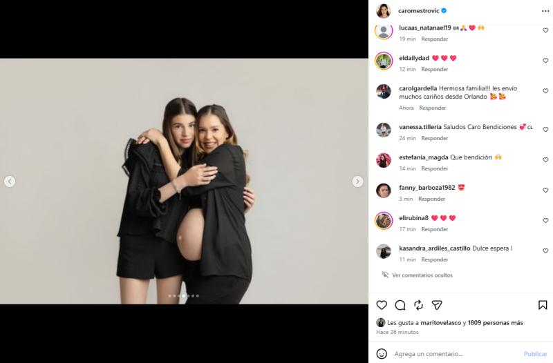 Fotos que eliminó Caro Mestrovic de su publicación | Crédito: Instagram Caro Mestrovic