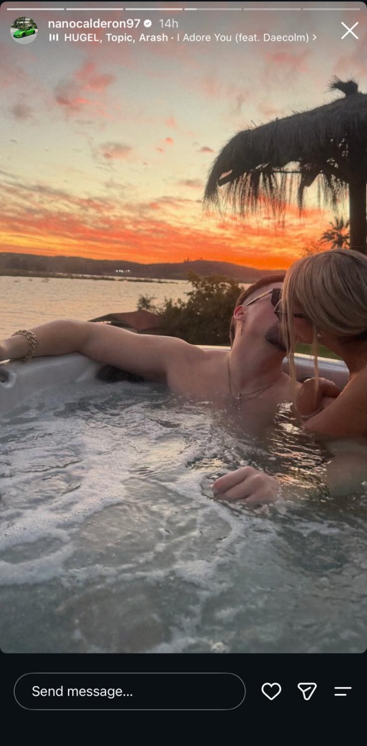 Nano Calderón a los besos con su nueva conquista | Crédito: Instagram Nano Calderón