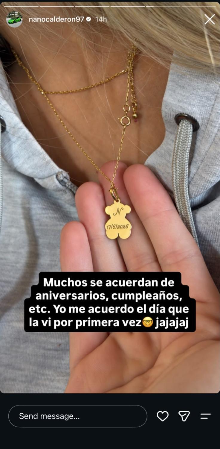 Nano Calderón a los besos con su nueva conquista | Crédito: Instagram Nano Calderón