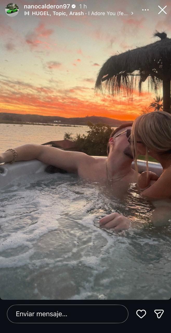 Nano Calderón junto a su nueva pareja | Crédito: Instagram Nano Calderón