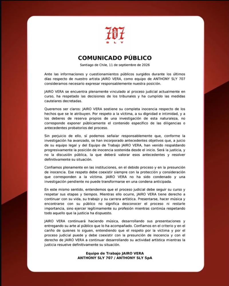 Instagram - Equipo de Jairo Vera responde
