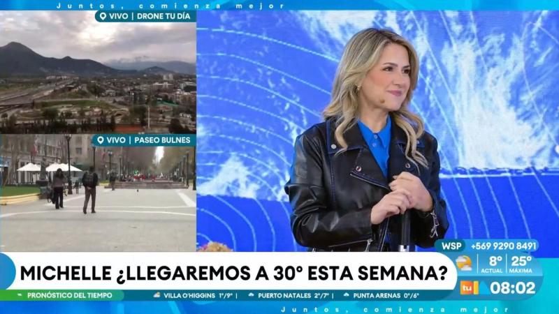Michelle Adam en "Tu Día"