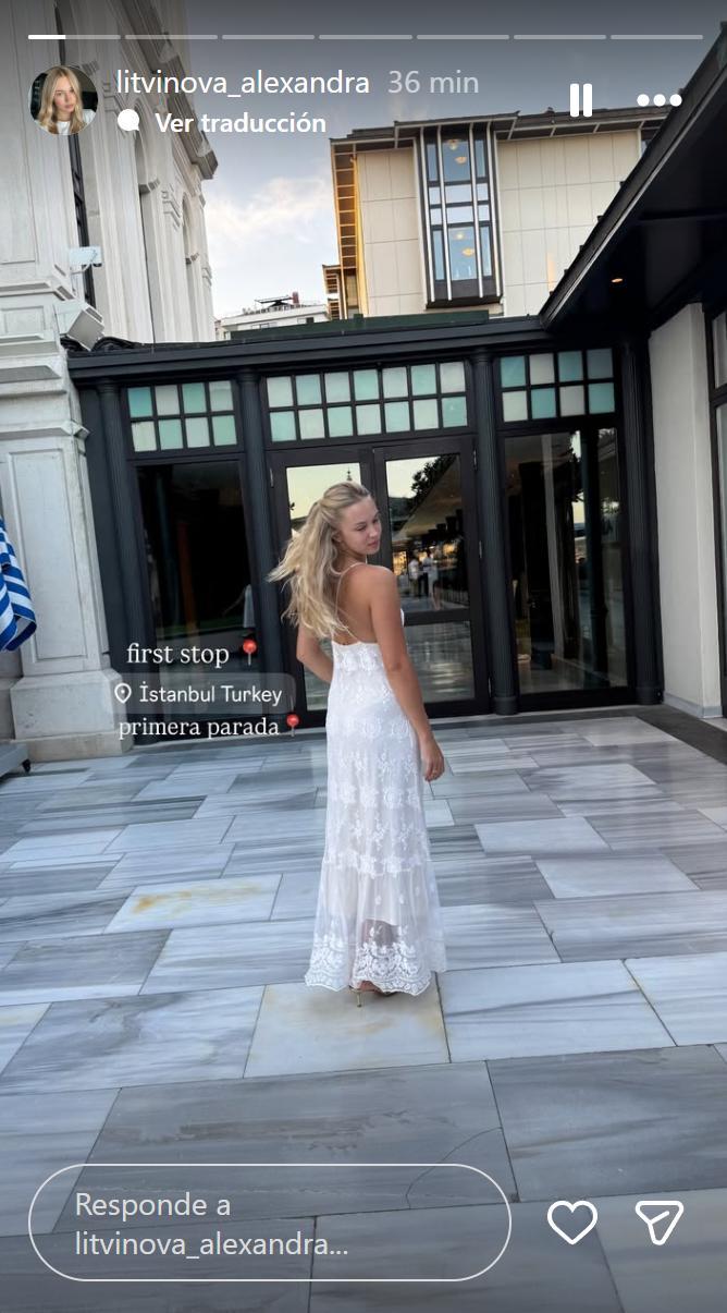 Alexandra Litvinova se encuentra en Estambul tras anunciar su salida de Rusia | Crédito: Instagram @litvinova_alexandra