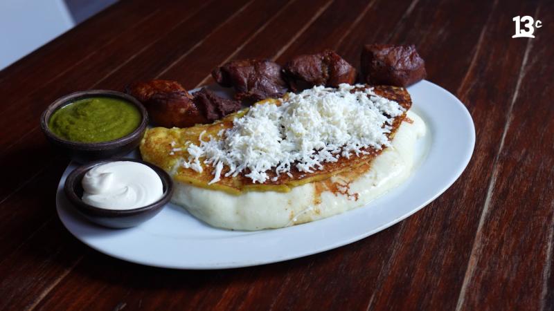 Desayuno venezolano de Papelón Sabroso / 13C