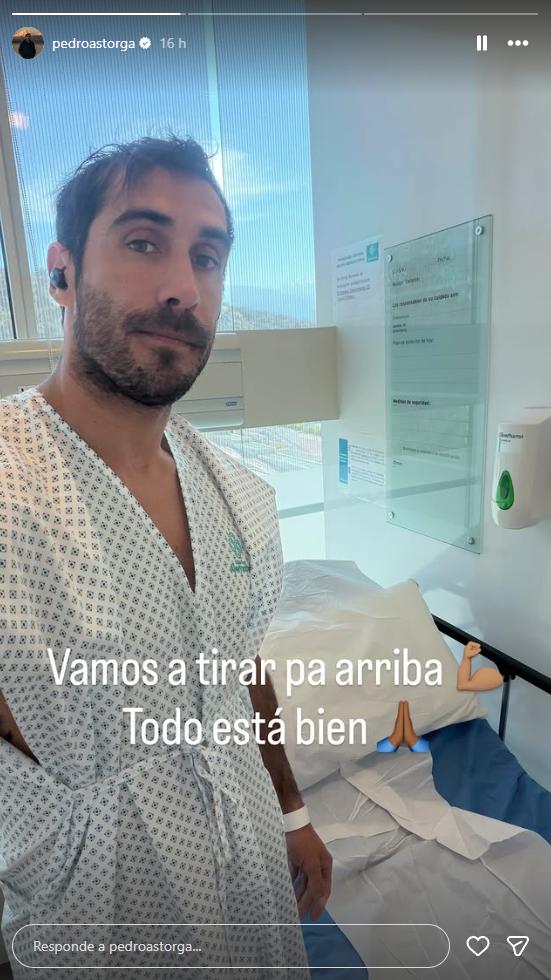 Pedro Astorga reveló que se sometió a un procedimiento en su espalda | Crédito: Instagram @pedroastorga