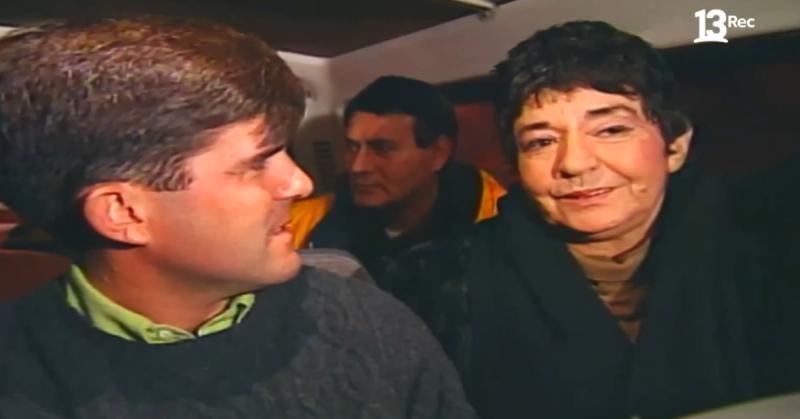 Marcelo Comparini entrevistó a Cecilia en El Triciclo (1999)