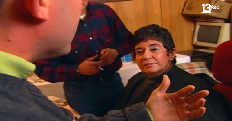 Cecilia habló detalles de su carrera artística en El Triciclo (1999)
